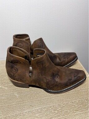 Roper Women's Brown Ankle Boots Size 7.5